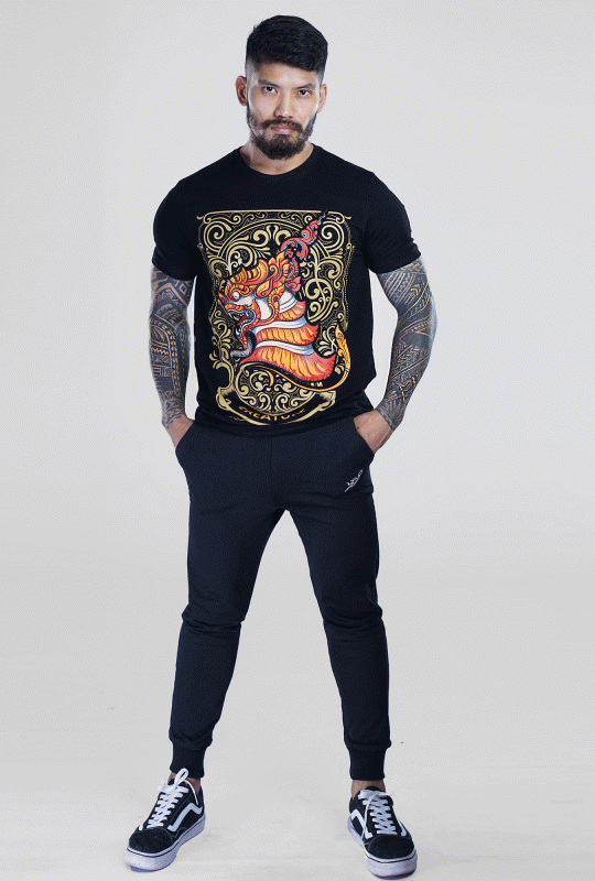 Lion Tuesday Born T-shirt Boy (Black)