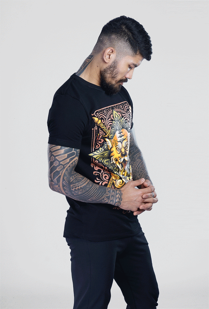 Tiger Monday Born T-shirt Boy (Black)