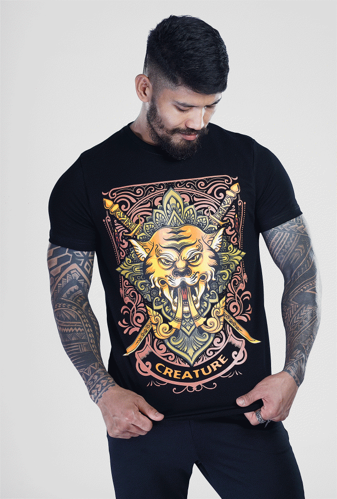 Tiger Monday Born T-shirt Boy (Black)