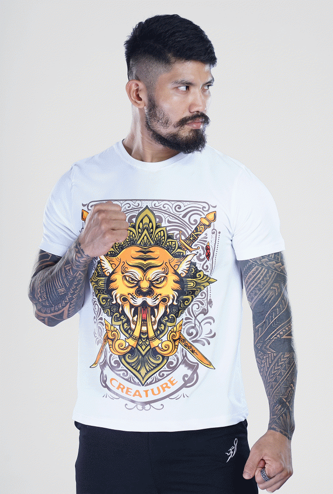 Tiger Monday Born T-shirt Boy (White)