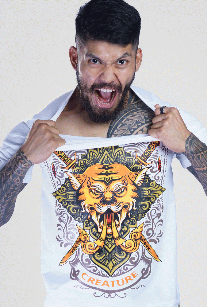 Tiger Monday Born T-shirt Boy (White)