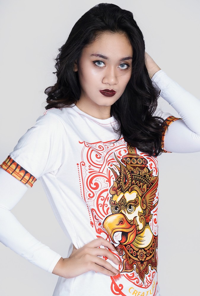 Garuda Sunday Born T-shirt Girl (White)