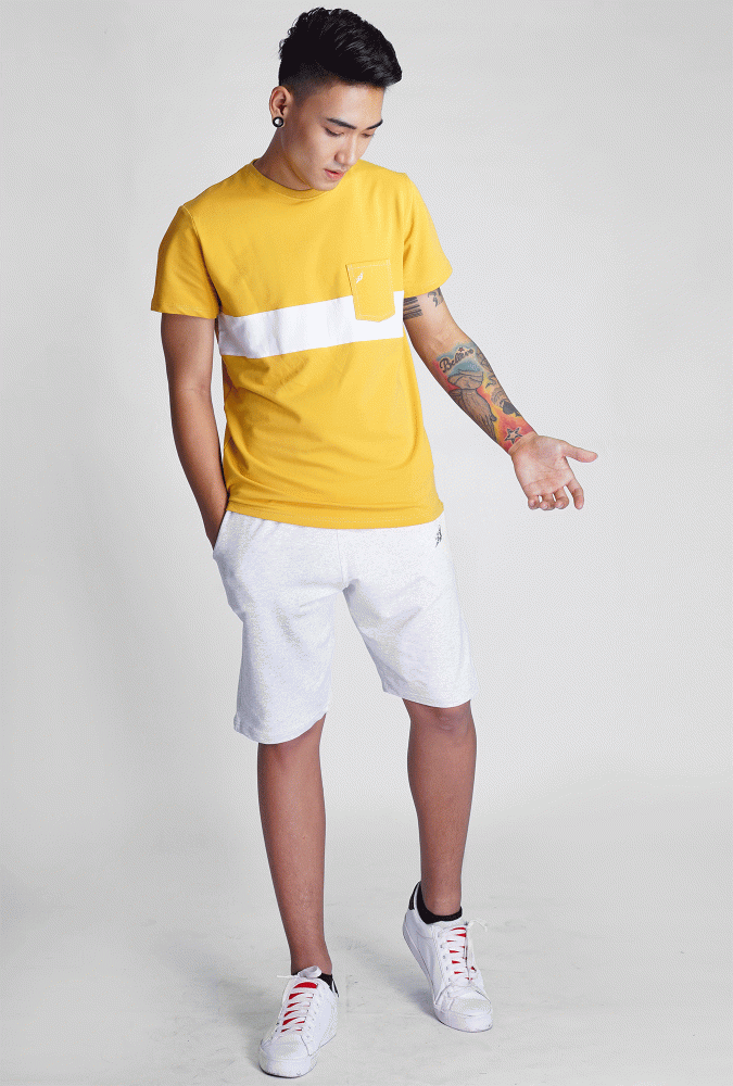 Golden Culture Premium Loop-Cotton Slim Fit T-shirt