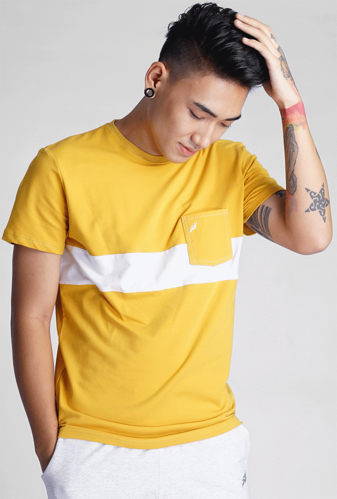 Golden Culture Premium Loop-Cotton Slim Fit T-shirt