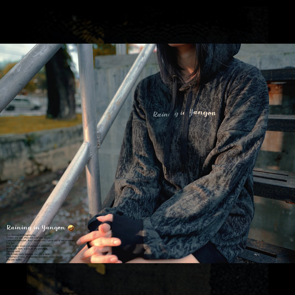 Raining In Yangon Hoodie design