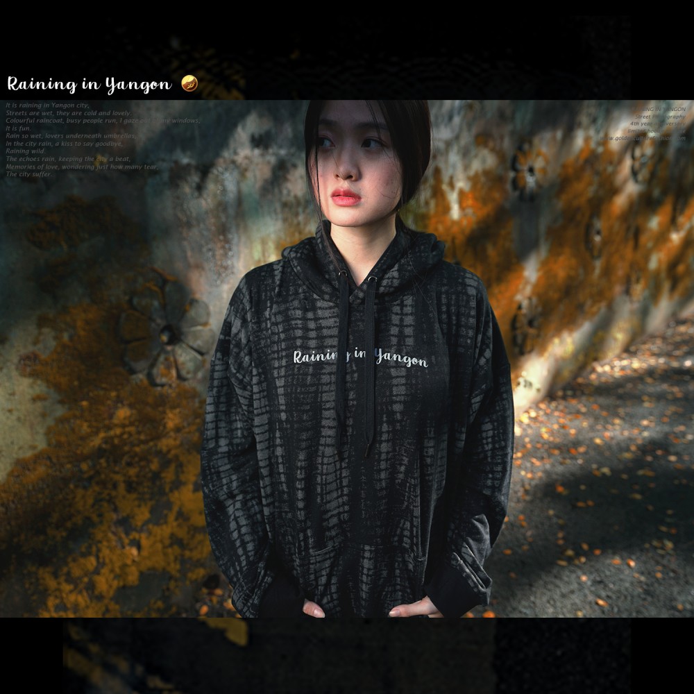 Raining In Yangon  Hoodie design