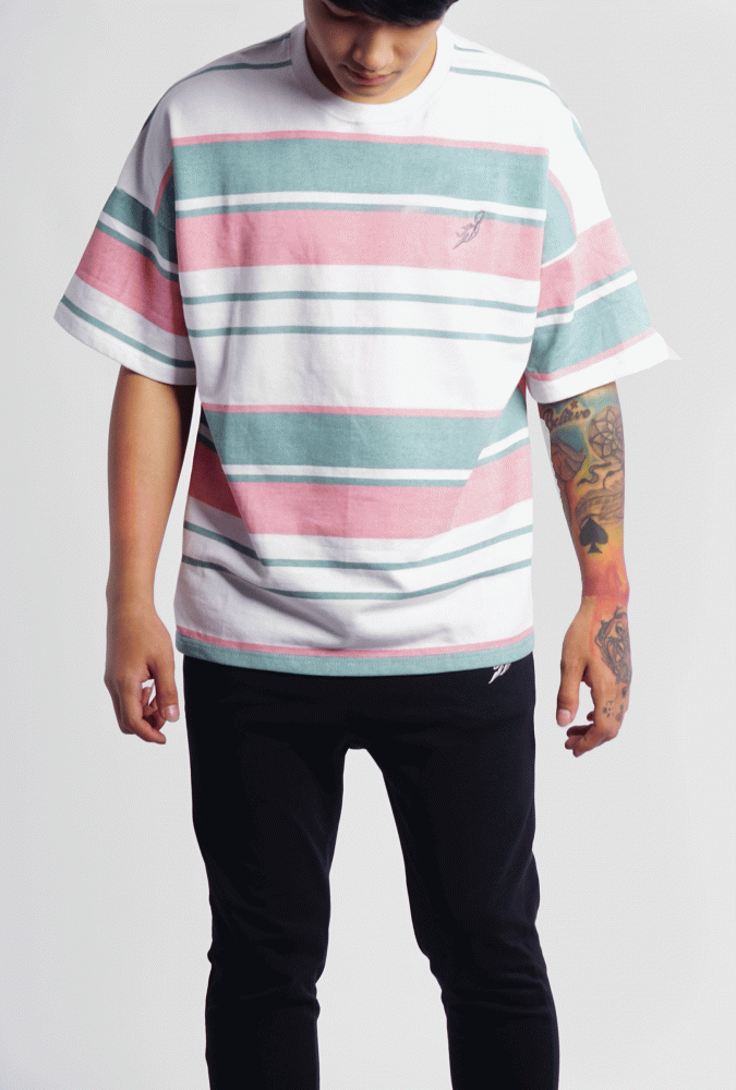  Oversized premium loop cotton T-shirt