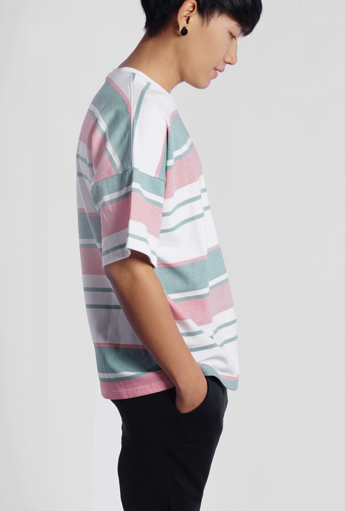  Oversized premium loop cotton T-shirt