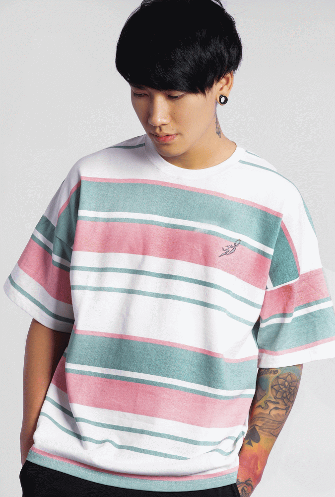  Oversized premium loop cotton T-shirt