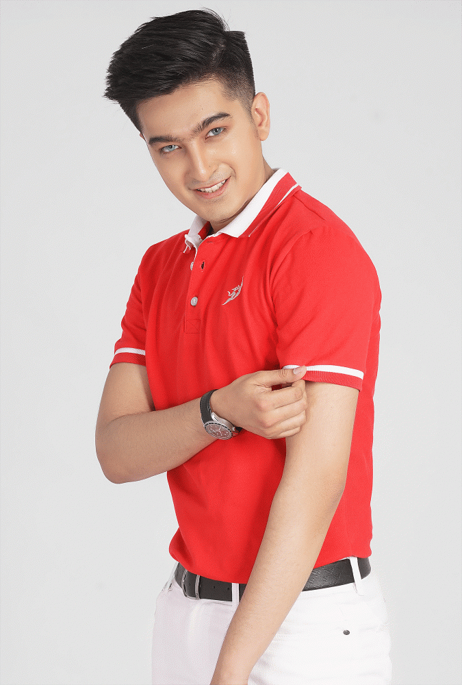 Basic Red Polo Shirt