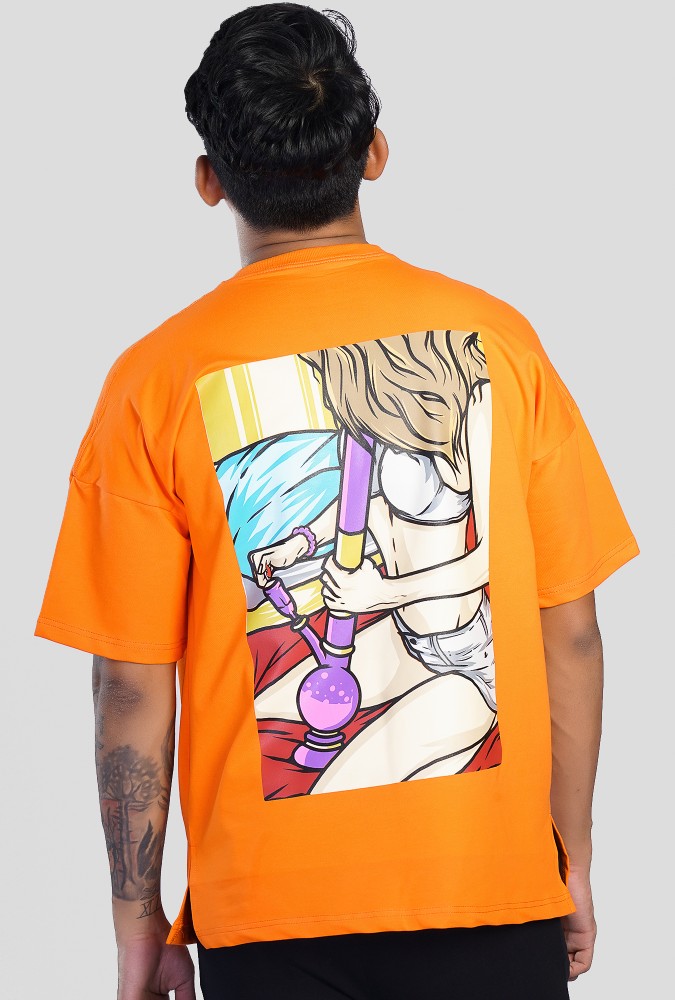 Mary Jane Boy Tshirt (Orange) Design 1