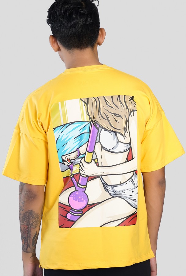 Mary Jane Boy Tshirt (Yellow) Design 1