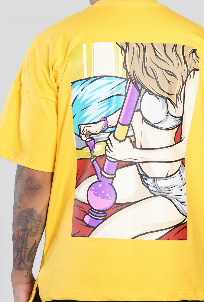 Mary Jane Boy Tshirt (Yellow) Design 1