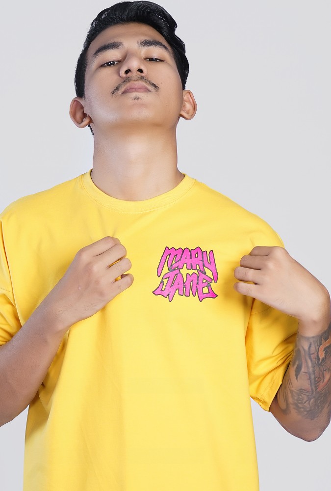 Mary Jane Boy Tshirt (Yellow) Design 1