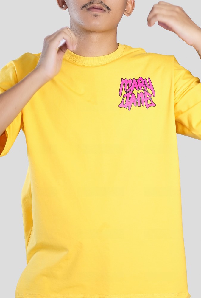 Mary Jane Boy Tshirt (Yellow) Design 2