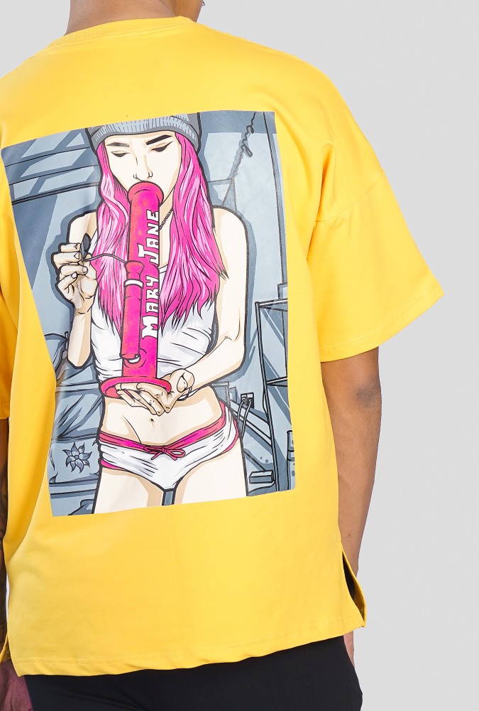 Mary Jane Boy Tshirt (Yellow) Design 2