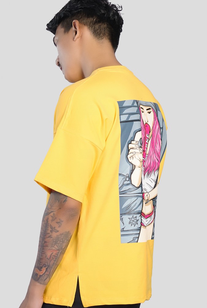 Mary Jane Boy Tshirt (Yellow) Design 2