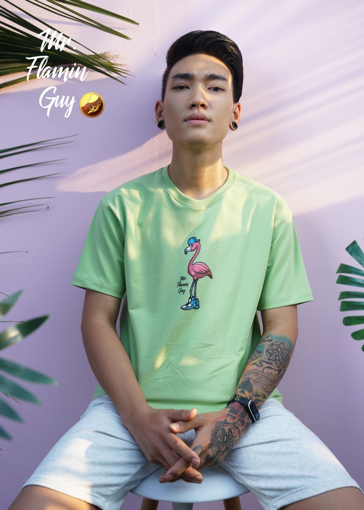 Flamingos Loose Fit Tshirt