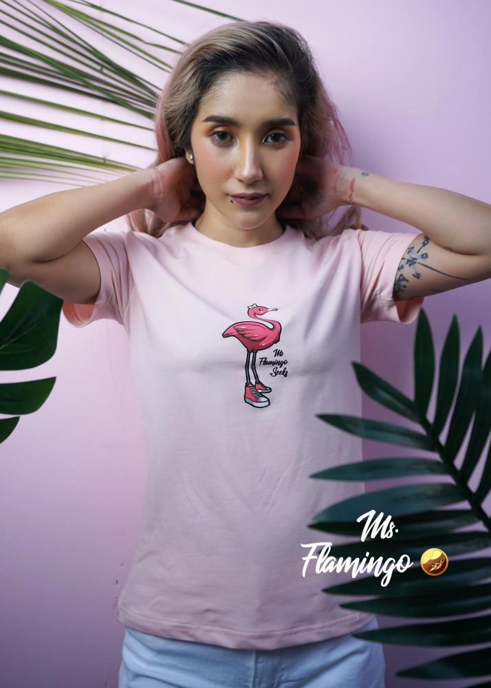 Flamingos Loose Fit Girl T-shirt