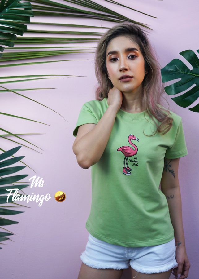 Flamingos Loose Fit Girl T-shirt