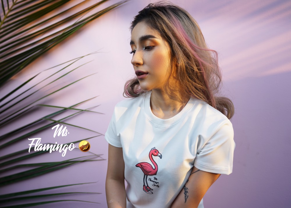 Flamingos Loose Fit Girl T-shirt